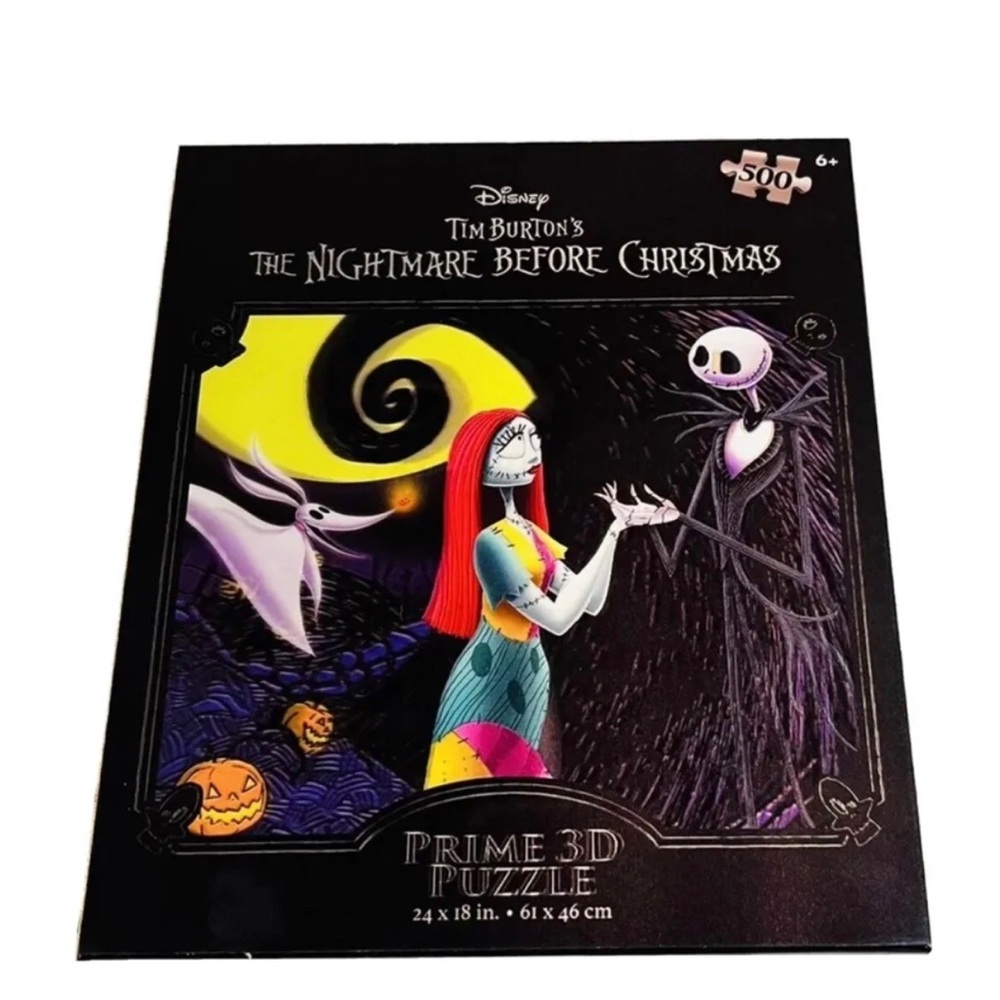 Jigsaw Puzzle 500 Pieces  3D  The Nightmare Before Christmas Jack Skellington